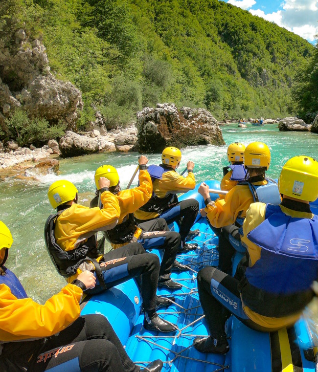 Soča rafting with go2raft