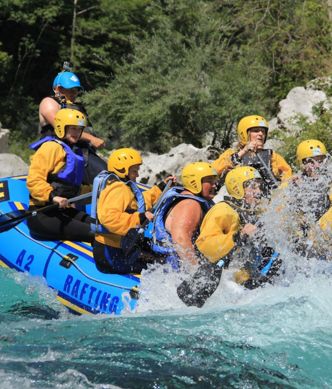 Soča rafting with go2raft