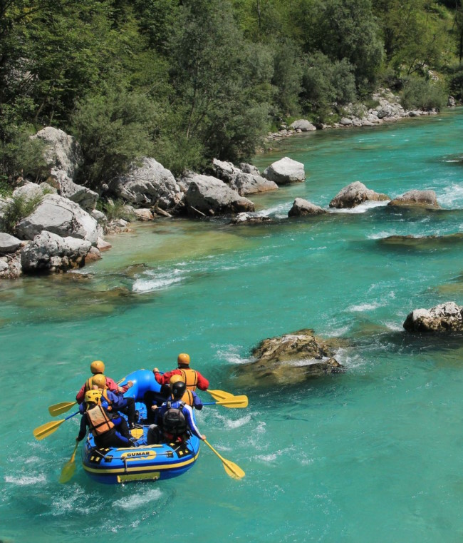 Soča rafting with go2raft